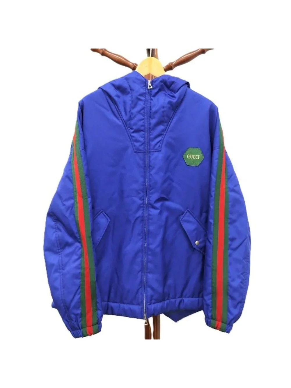 Gucci Bag Logo Hoodie :50 Nylon Blue
